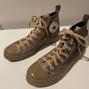 Converse High-Top Sneakers in Tan and Brown - special edition